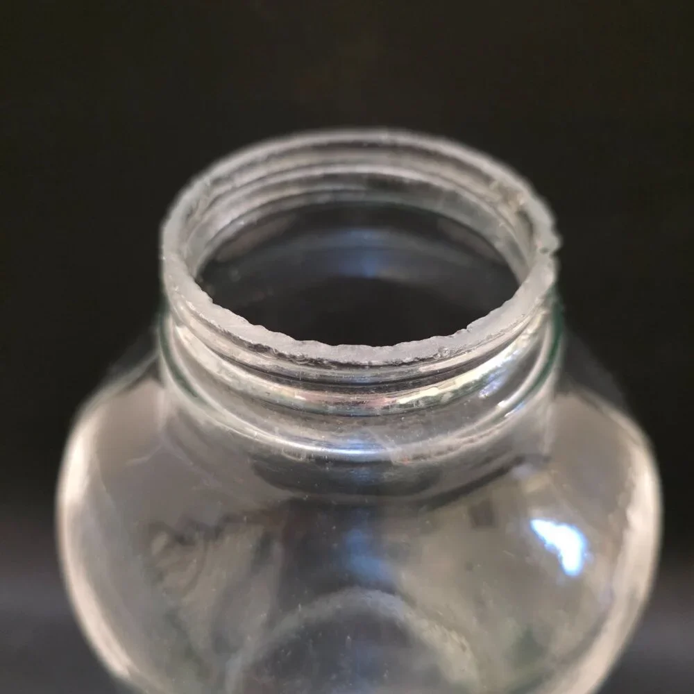 Vintage Horlick's Malted Milk, Racine USA Glass Jar 12in high with lid